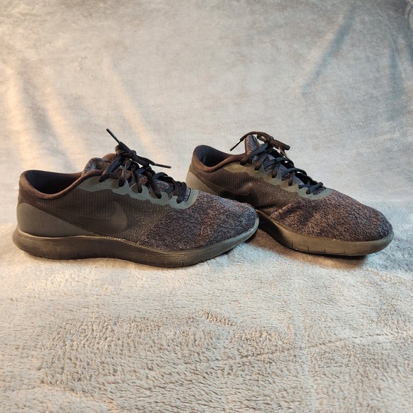 Nike Shoes Mens 10.5 Black Flex Contact 3 908983-003 Minimalist Sneakers - Picture 3 of 8